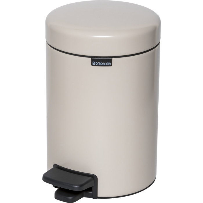 Brabantia Newicon Poubelle à pédale 3 L Soft Beige Brabantia Newicon Poubelle à pédale 3 L Soft Beige