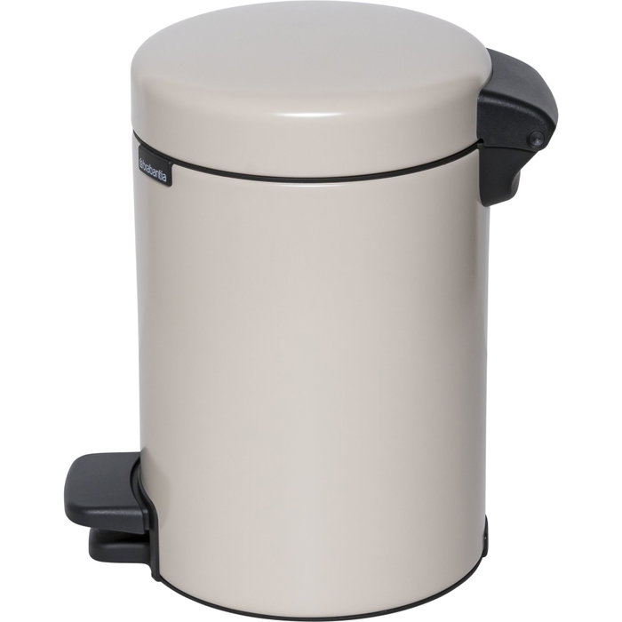 Brabantia Newicon Poubelle à pédale 3 L Soft Beige Brabantia Newicon Poubelle à pédale 3 L Soft Beige