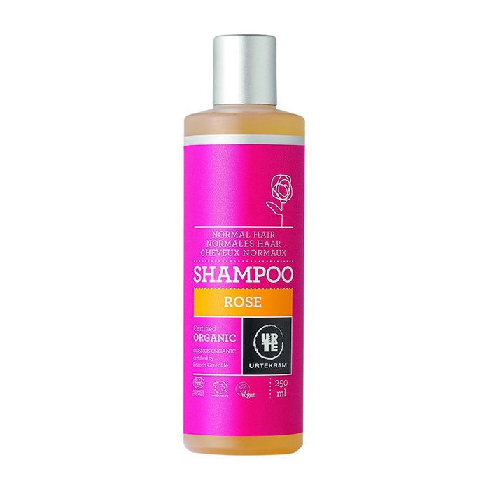 URTEKRAM Shampooing aux Roses pour cheveux normaux, 250 ml URTEKRAM Shampooing aux Roses pour cheveux normaux, 250 ml