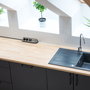 Brennenstuhl Estilo Corner Multiprise d'angle 4 voies Argent/Noir