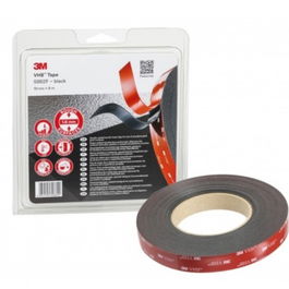 3M Ruban Acrylique VHB 5962F 19mm x 8m, 1.5mm, Double Face, pour Peinture en Poudre