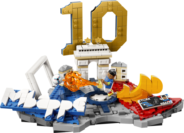 LEGO Football Fenomènes : Kylian Mbappé 43013 avec minifigure et plaque de collection