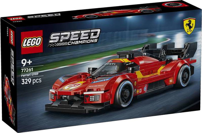 Lego Speed Champions 77261 Ferrari 499P - Voiture de Course à Construire pour Enfants dès 9 Ans