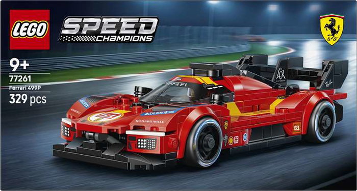 Lego Speed Champions 77261 Ferrari 499P - Voiture de Course à Construire pour Enfants dès 9 Ans