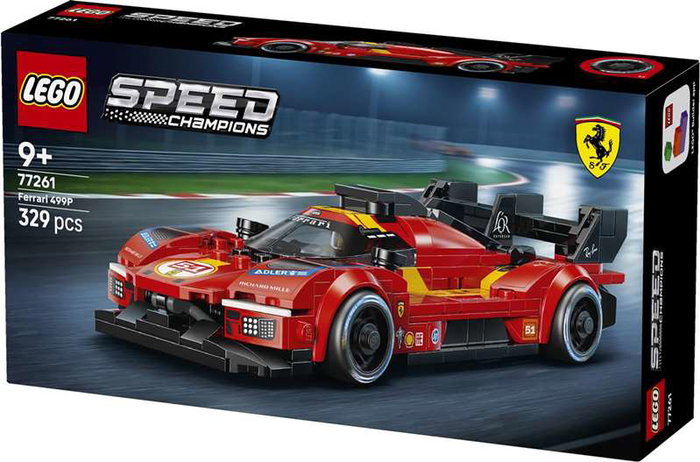 Lego Speed Champions 77261 Ferrari 499P - Voiture de Course à Construire pour Enfants dès 9 Ans