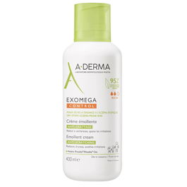 A-Derma EXOMEGA CONTROL Crème Émolliente Apaisante Peaux Sèches et Atopiques 400 ml