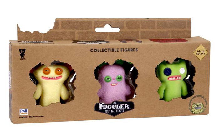 Bizak Fuggler - Pack de 3 figurines avec modèles assortis - Version espagnole