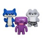 Bizak Lot de 3 Figurines Fuggler, Personnages Drôles et Originaux à Collectionner dès 4 Ans
