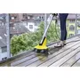 Karcher Nettoyeur de terrasse en bois PCL 4 Patio Cleaner avec deux brosses cylindriques et débit d'eau réglable pour un nettoyage en profondeur