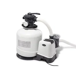 Intex SX3200 Filtre à sable pour piscine - Débit 10m³/h - Pour piscine jusqu'à 65m³ - Capacité sable 38 kg - Vanne 6 voies