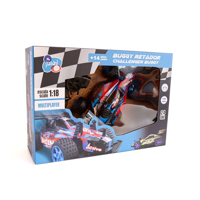 Tachan Buggy Voiture Radiocommandée T01014 Retador - 1:18 - 2.4 GHz - Avec Lumières - Bleu - 14 ans et plus
