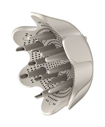 Shark HD440SLEU FlexStyle - Séchoir et mouleur de cheveux 5 en 1 (Couleur Champagne) - Technologie Coanda, 3 réglages, 5 accessoires inclus