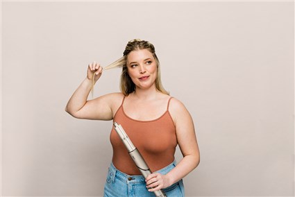 Shark HD440SLEU FlexStyle - Séchoir et mouleur de cheveux 5 en 1 (Couleur Champagne) - Technologie Coanda, 3 réglages, 5 accessoires inclus