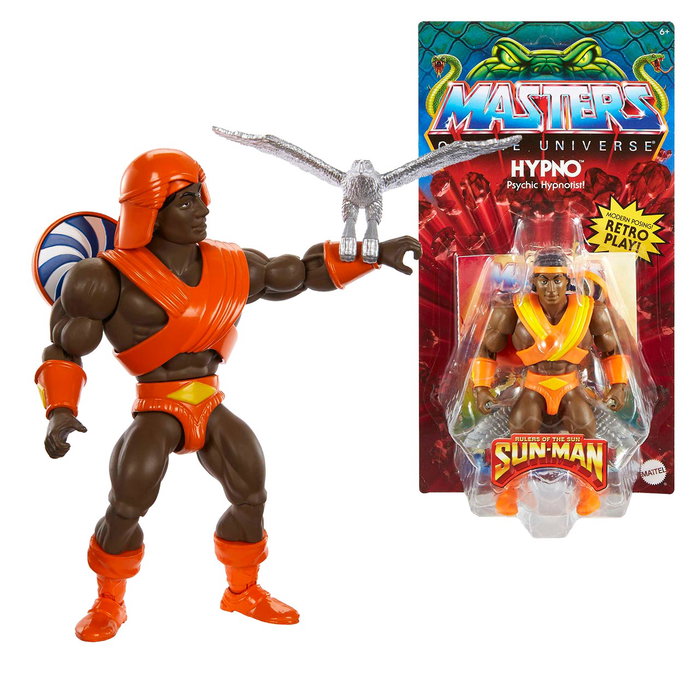 Mattel Masters of the Universe Origins - Figure d'action Hypno Motu HKM71 (14 cm, 16 points d'articulation, avec accessoire) Mattel Masters of the Universe Origins - Figure d'action Hypno Motu HKM71 (14 cm, 16 points d'articulation, avec accessoire)