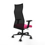 Piqueras y Crespo Chaise de Bureau Albacete Rose et Noir