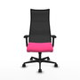 Piqueras y Crespo Chaise de Bureau Albacete Rose et Noir
