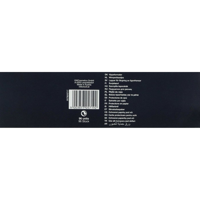 RefectoCil Papiers de protection oculaire REGULAR (96 unités) RefectoCil Papiers de protection oculaire REGULAR (96 unités)