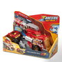 Magic Box Launcher Truck T-Racers Mix 'N Race avec camion et drapeaux (camion de pompier ou camion de glace) - Modèles assortis 10x16,8x22,5cm