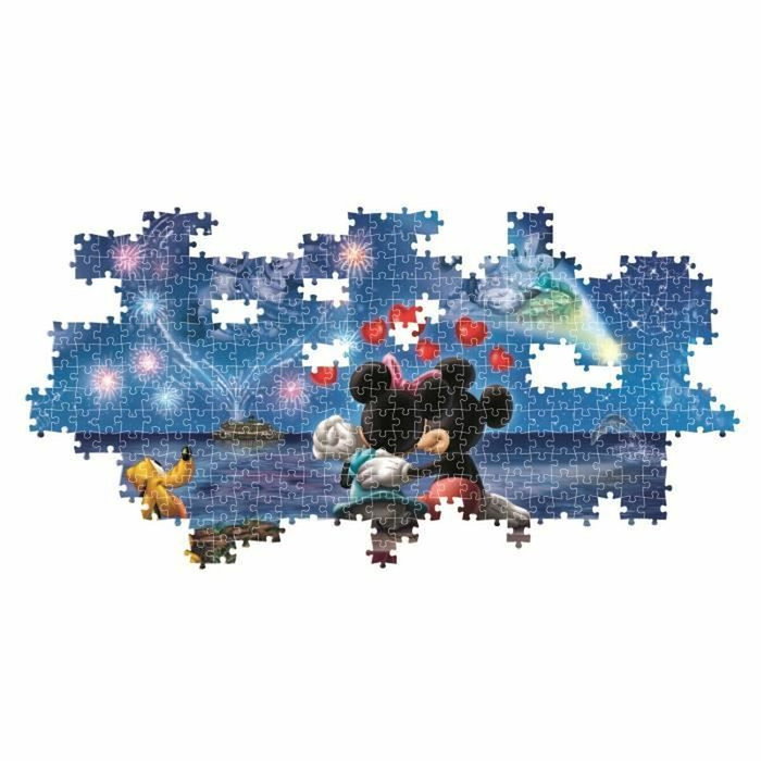 Clementoni Puzzle Panorama Mickey & Minnie 1000 pièces