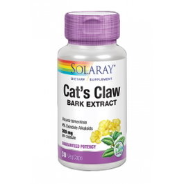 SOLARAY Uña de Gato 200mg 30 capsules