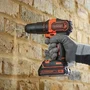 Black + Decker BDCHD18K Perceuse-visseuse à percussion sans fil 18V Li-ion 1,5 Ah avec chargeur et coffre inclus