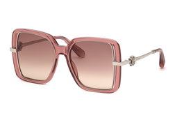 Roberto Cavalli SRC007-550D48 Lunettes de soleil Rose et Marron