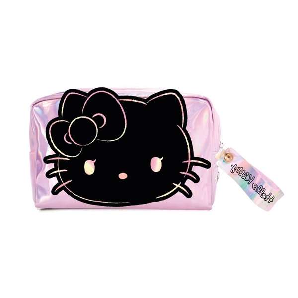 Sanrio Hello Kitty Nécessaire de Toilette de Voyage pour Enfant - 18 x 11 x 8.5 cm - Rose