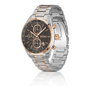 Boss Grand Prix 44 - Montre analogique en acier inoxydable gris