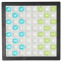 Mister Gadget Jeu de Dames LED Transparent Lumineux