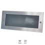 GSC Evolution Applique rectangulaire en aluminium Nickel E27 60W