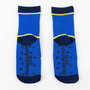 Cerdá Chaussette antiglisse à applications Real Madrid Taille 31-34 - Chaussettes de football avec motifs du Real Madrid pour enfant