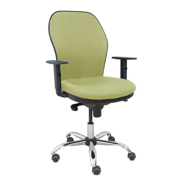 PIQUERAS Y CRESPO Chaise Jorquera Synchro Vert olive avec Accoudoir 1D