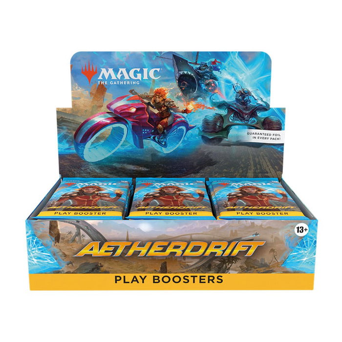 Wizards of the Coast Magic The Gathering Aetherdrift Boîte de 30 boosters de jeu + 1 booster premier prix