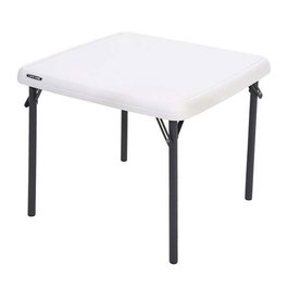 Color Baby Table pour enfants pliable 61 x 61 x 53,5 cm en plastique et acier - À partir de 3 ans