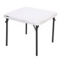 Color Baby Table pour enfants pliable 61 x 61 x 53,5 cm en plastique et acier - À partir de 3 ans