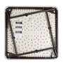 Color Baby Table pour enfants pliable 61 x 61 x 53,5 cm en plastique et acier - À partir de 3 ans