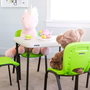 Color Baby Table pour enfants pliable 61 x 61 x 53,5 cm en plastique et acier - À partir de 3 ans
