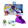 Imaginext Imxt Toy Story Launcher, Lanceurs avec Véhicules de Woody, Buzz l'Éclair et Aliens