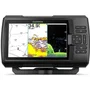 Garmin Striker Vivid 7cv - Sondeur GPS avec écran couleur 7" et sonde GT20-TM pour affichage détaillé des poissons