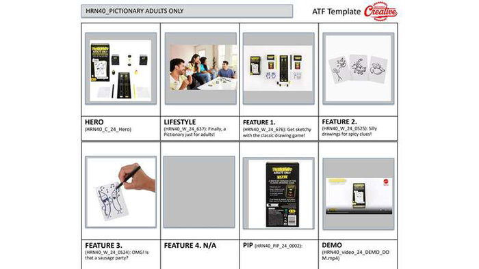Mattel - Jeu Pictionary pour adultes, idéal pour les soirées jeux, à partir de 11 ans Mattel - Jeu Pictionary pour adultes, idéal pour les soirées jeux, à partir de 11 ans