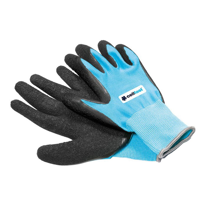Gants de jardinage Cellfast Bleu Caoutchouc M 8 Gants de jardinage Cellfast Bleu Caoutchouc M 8