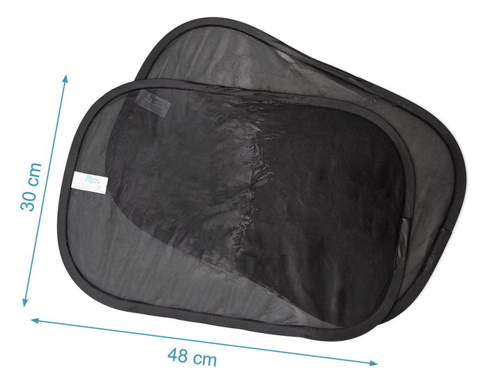 KioKids Parasol Luna pour voiture, Negro
