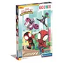 CLEMENTONI - Puzzle 60 Pièces Maxi - Spidey et ses amis extraordinaires - Dimensions 62 x 42 cm