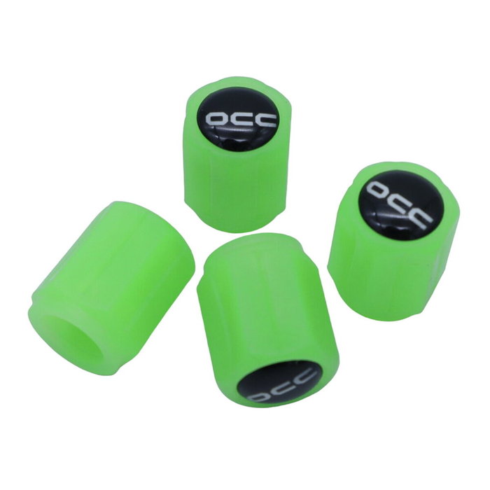 Occ Sport Bouchons de Valve LED Vert (Pack de 4) Occ Sport Bouchons de Valve LED Vert (Pack de 4)