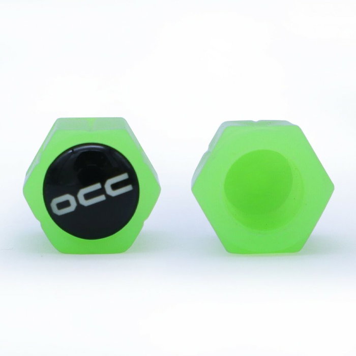 Occ Sport Bouchons de Valve LED Vert (Pack de 4) Occ Sport Bouchons de Valve LED Vert (Pack de 4)