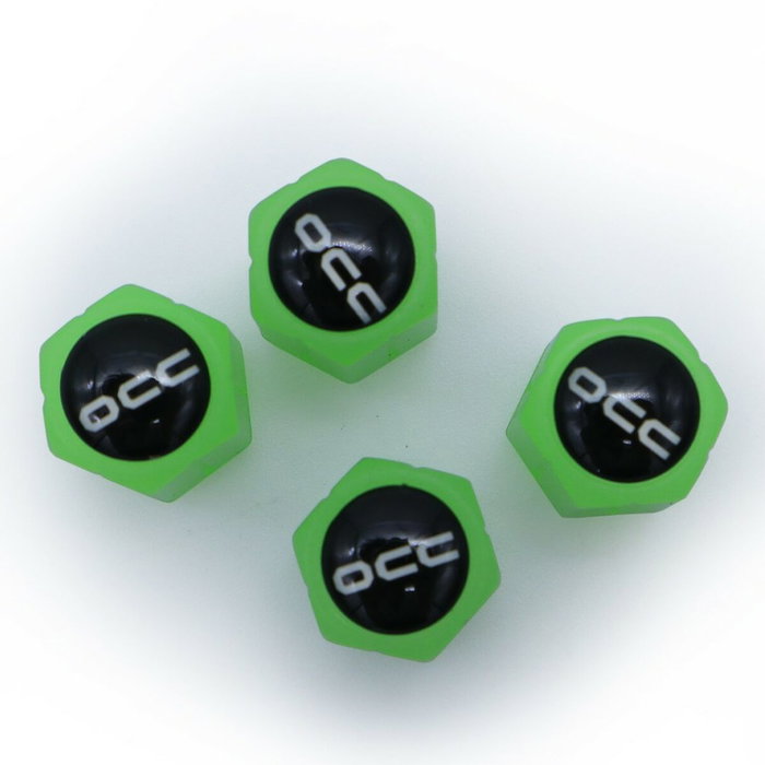 Occ Sport Bouchons de Valve LED Vert (Pack de 4) Occ Sport Bouchons de Valve LED Vert (Pack de 4)