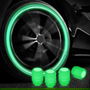 Occ Sport OCCLEV002 Bouchons Valve Vert Fluorescent 4 Pièces