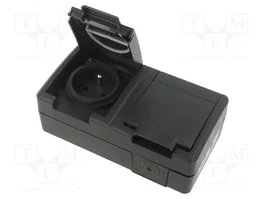 ELEKTRO-PLAST NASIELSK Socle d'alimentation AC 2P+PE 16A IP55