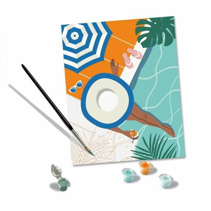 Ravensburger CreArt Peinture par numéros Pool Time 24x30 cm
