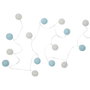 Home Deco Factory Guirlande Lumineuse USB 15 LED Blanc et Bleu